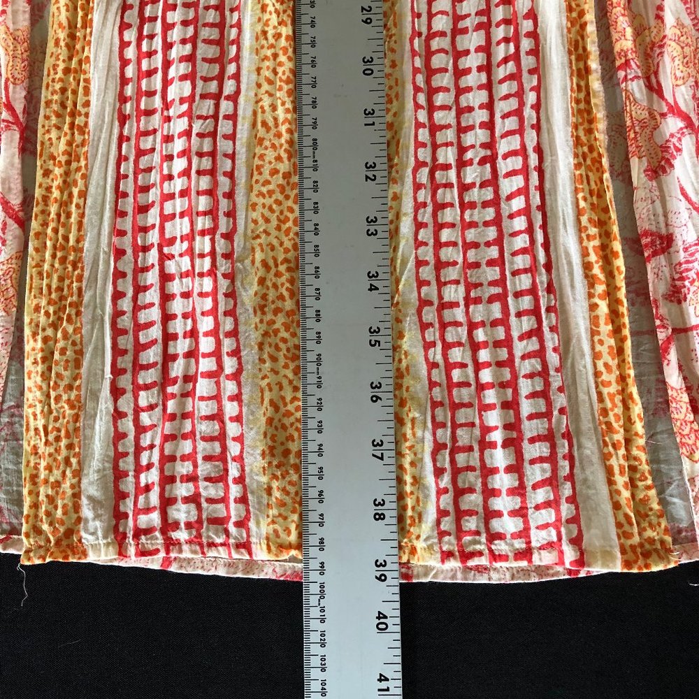 Rare Free People Squared Off Convertible Printed Maxi Skirt & Dress Sz S - Picture 7 of 16